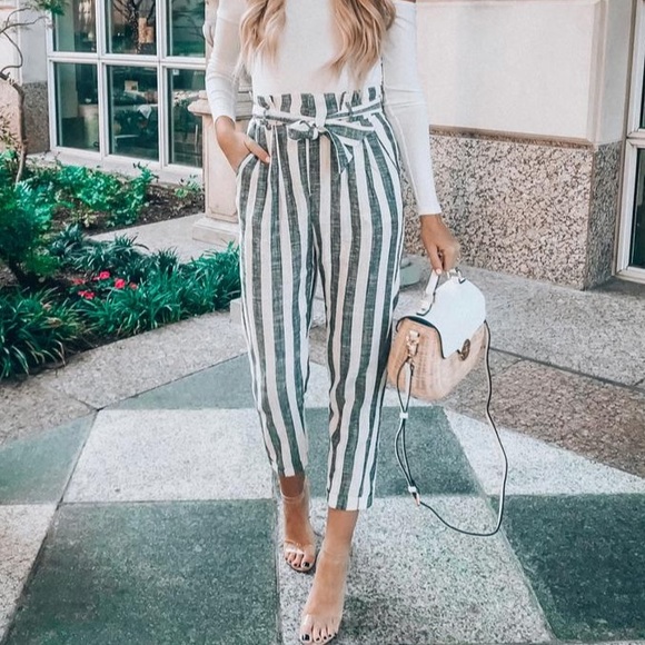 bershka paperbag jeans